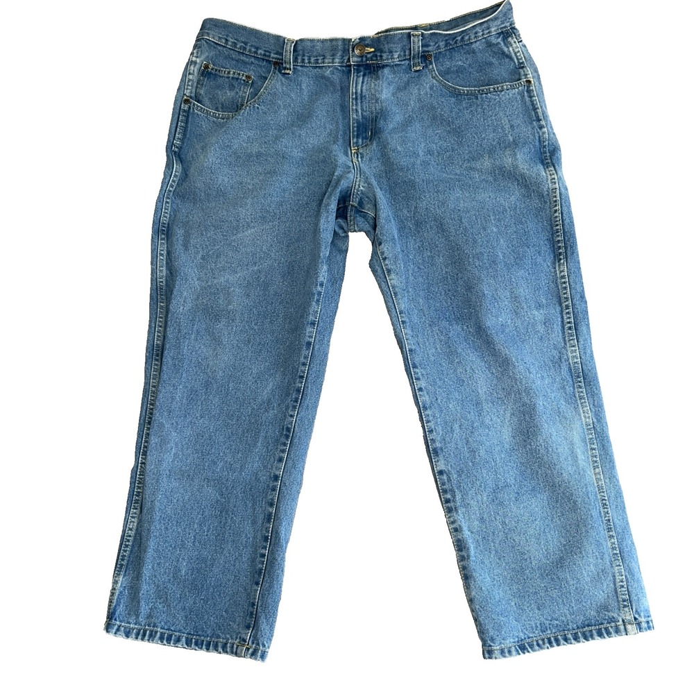 Red Head Jeans Men’s 44x30 Blue Straight Leg Denim Stone Wash